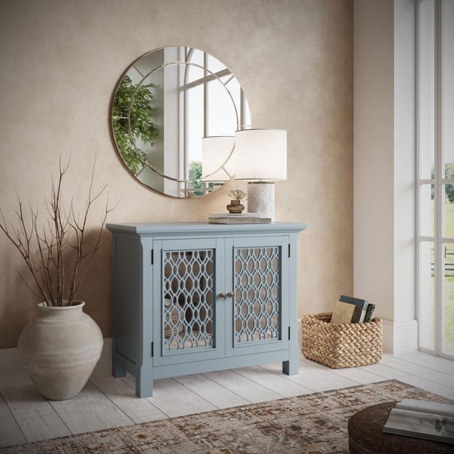 Elyza credenza sales mirrored