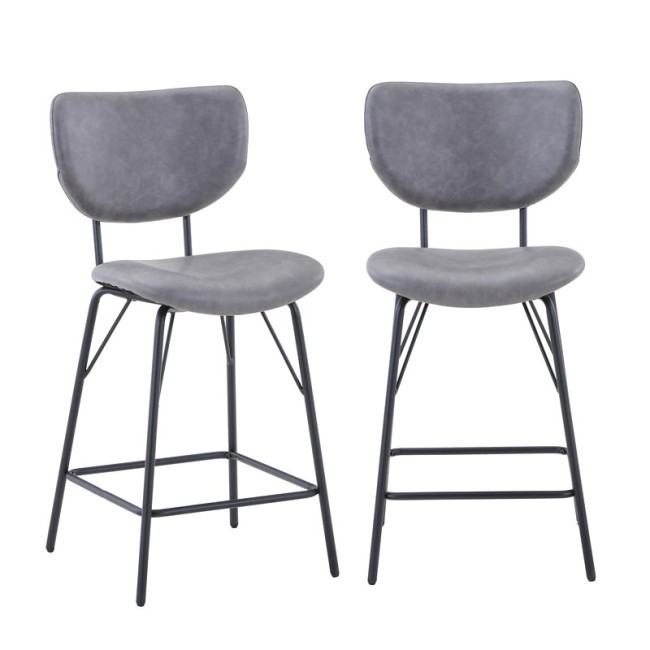 Owen Grey Counter Height Chair (Set of 2)