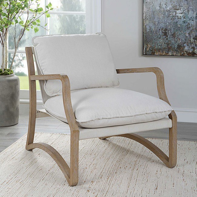Waterville upholstered top accent chair