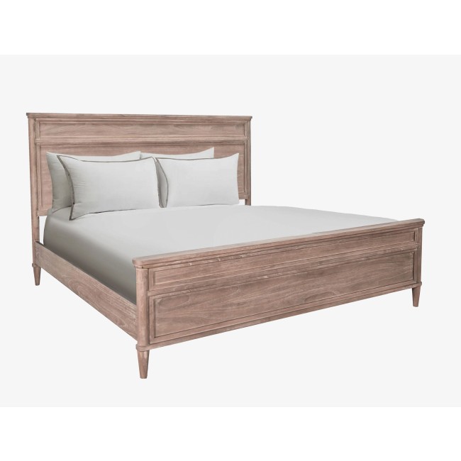 Kate Natural Oak Grove Panel Bed