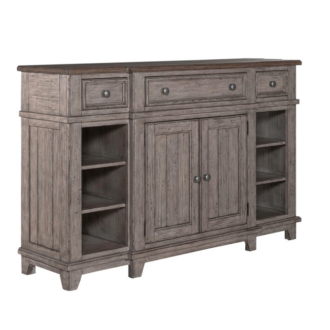River Place Breakfront Server (Riverstone Gray)