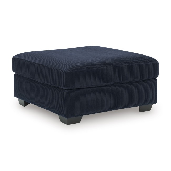 SimpleJoy Navy Oversized Accent Ottoman