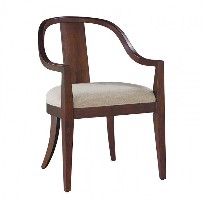 Wooden chair on sale curved back