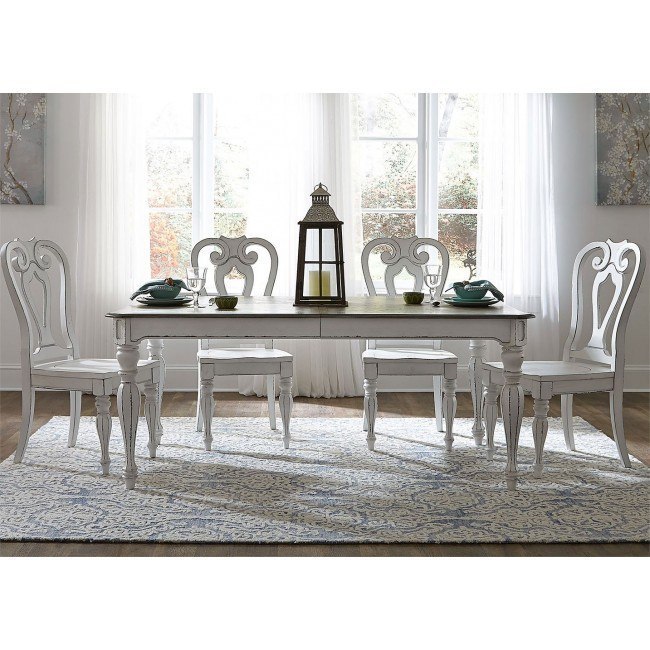 Magnolia manor antique white dining set hotsell
