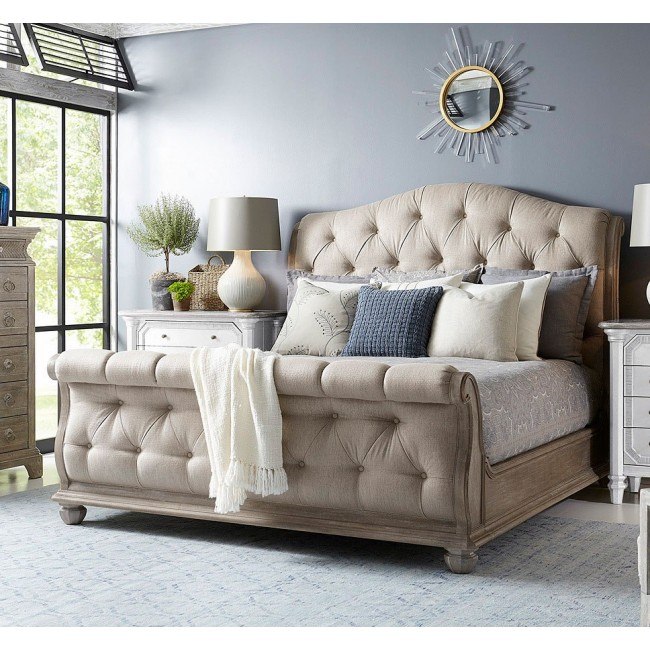 Cloth store sleigh bed