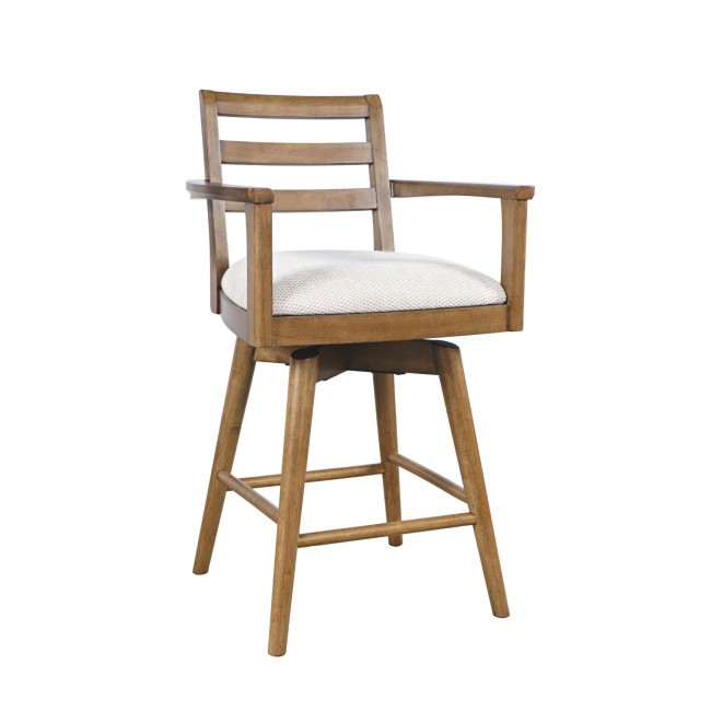Axis Sable Ladderback Swivel Counter Stool