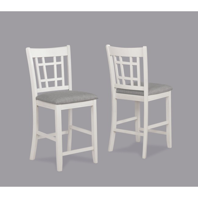 Hartwell Chalk Grey Counter Height Chair (Set of 2)