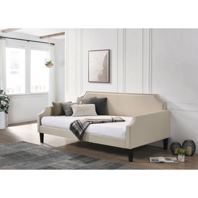 Olivia Daybed (Taupe) Coaster Furniture Furniture Cart
