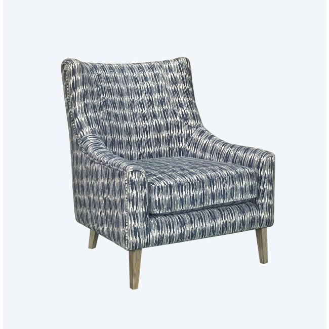 Everden Denim Accent Chair