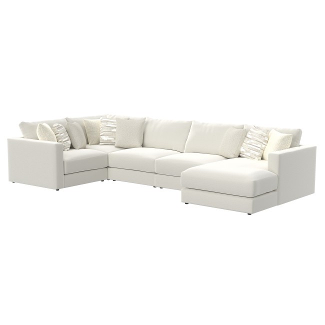 Amelia Chalk 5-Piece Right Chaise Sectional
