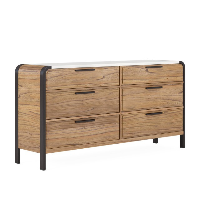 Portico Dresser w/ Black Metal Legs