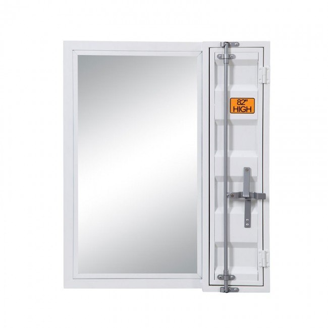 Cargo Youth Vanity Mirror (White) Acme Furniture Furniture Cart