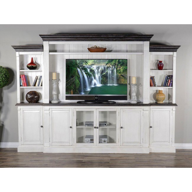 European Cottage Entertainment Wall