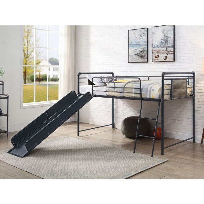 Cordelia Twin Loft Bed w/ Slide