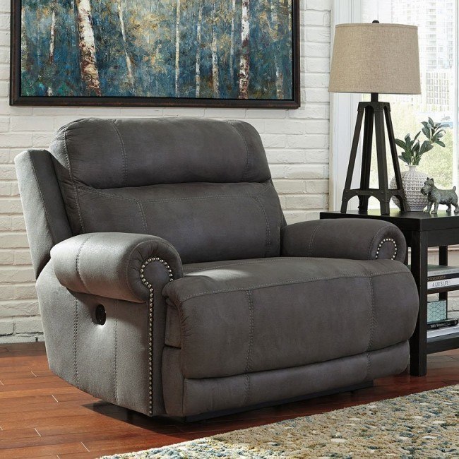 Signature design by ashley austere shop zero wall power wide recliner