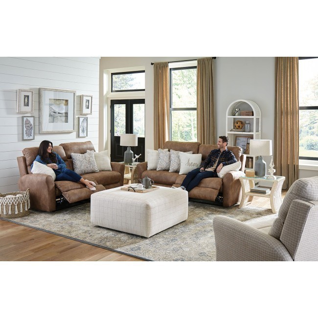Justine Lay Flat Reclining Living Room Set