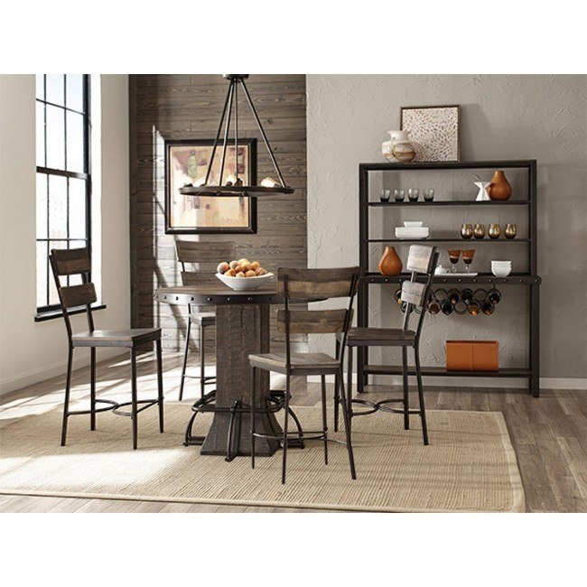 Jennings 40 Inch Round Counter Height Dining Set