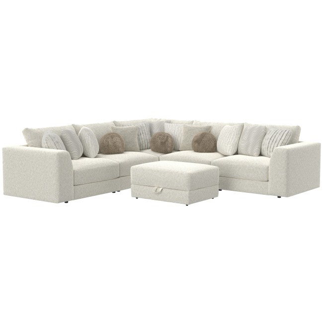 Jazzy Bone 6-Piece Sectional Set w/ Ottoman