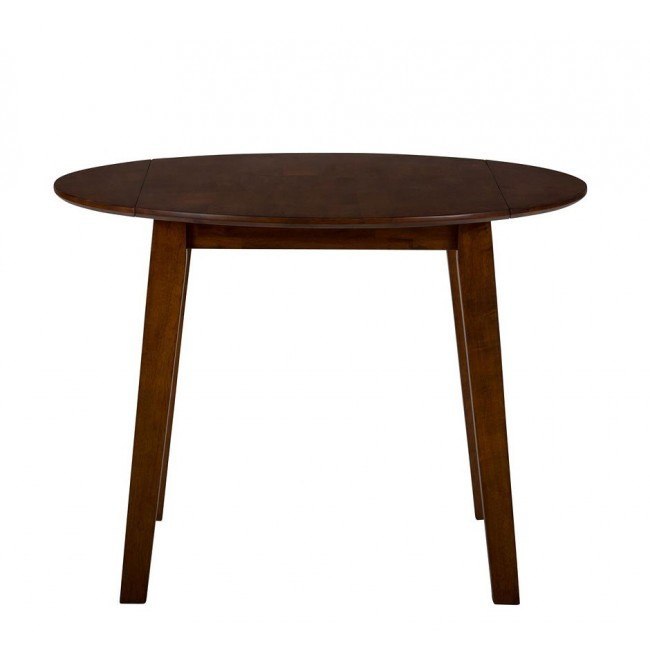 Simplicity Round Drop Leaf Dining Table (Caramel)