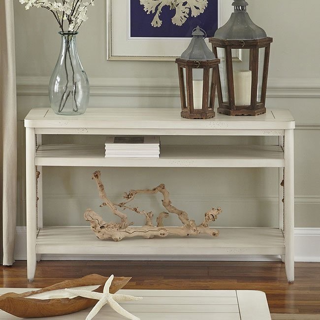 Dockside II Sofa Table (White)
