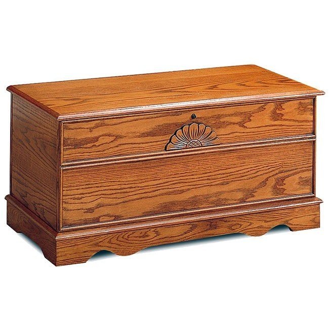 Cedar Chest w/ Locking Lid (Oak)