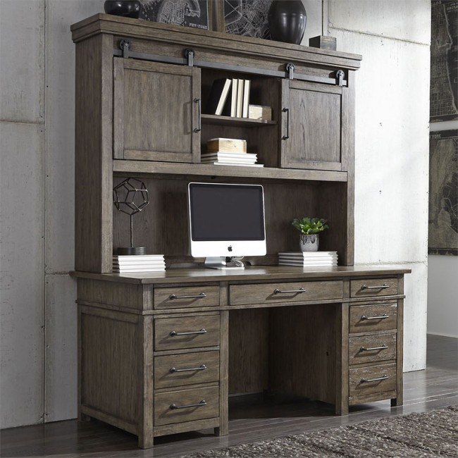 Desk with credenza and hutch new arrivals