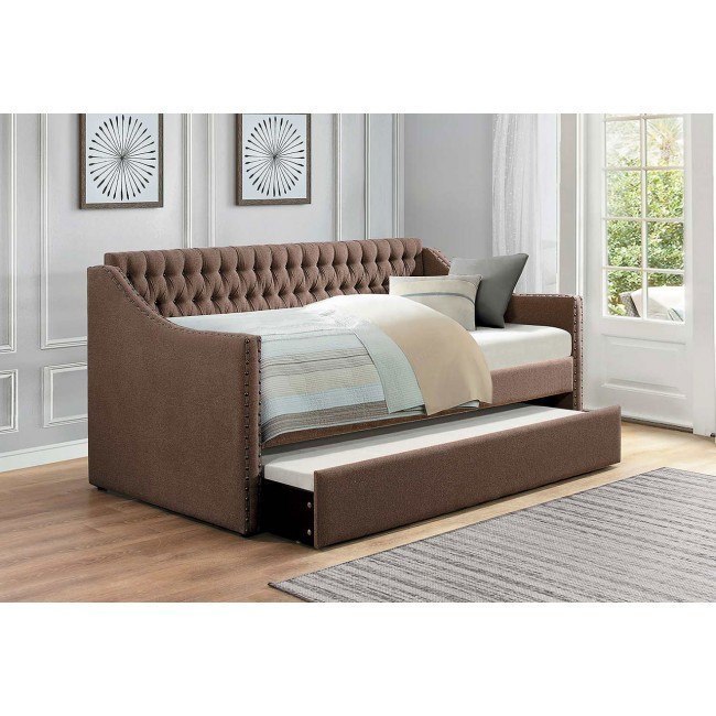 Brown daybed outlet with trundle