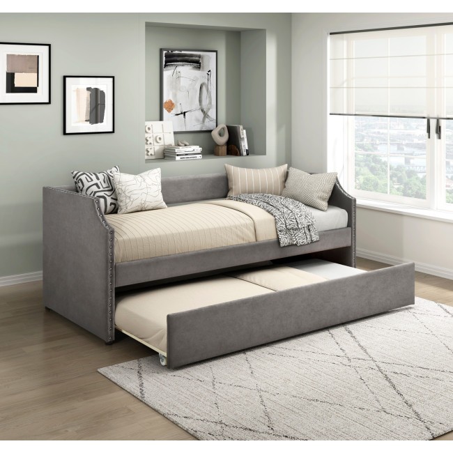 Shiloh Dark Gray Daybed w/ Trundle