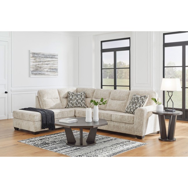 Lonoke Parchment Sectional Set