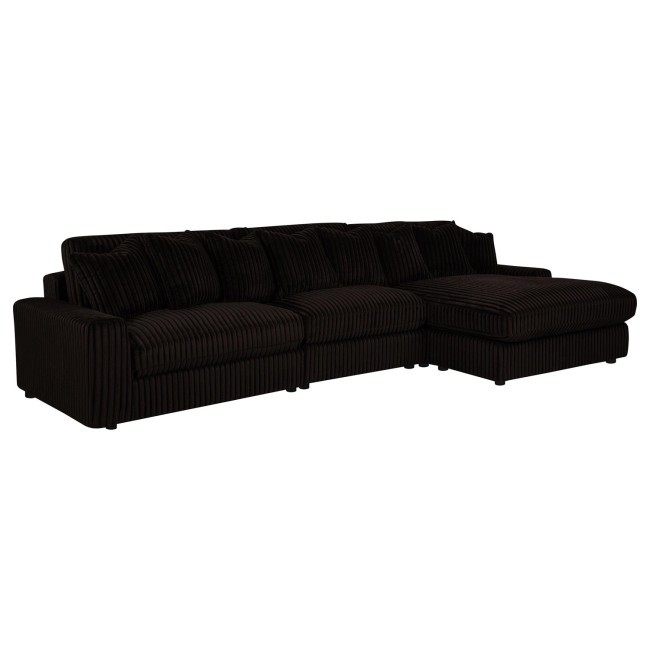 Blaine Chocolate Brown 3-Piece Sectional