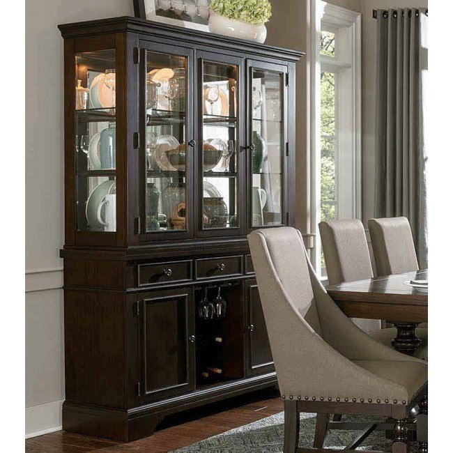Dining cabinet outlet with hutch