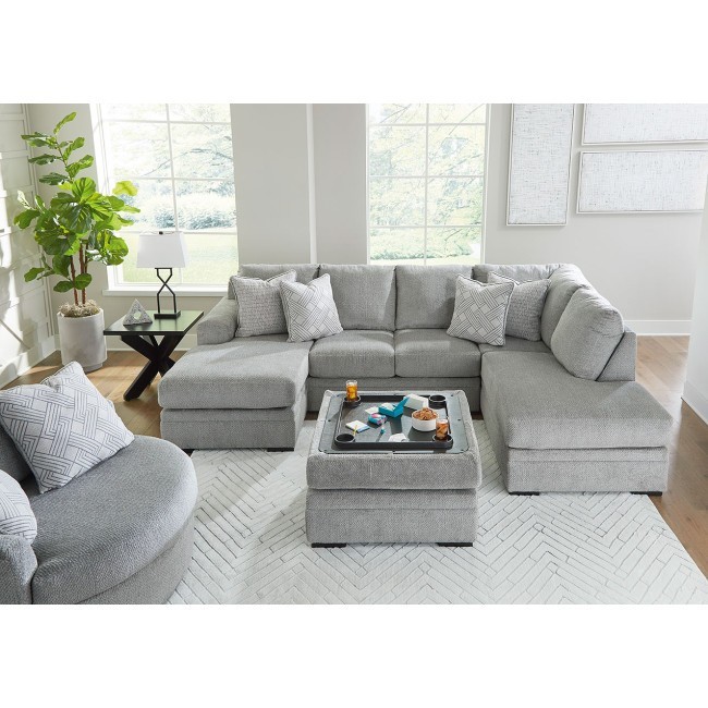 Casselbury Cement Sectional Set Signature Design 1 Reviews