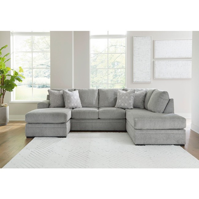 Casselbury Cement Left Sofa Chaise