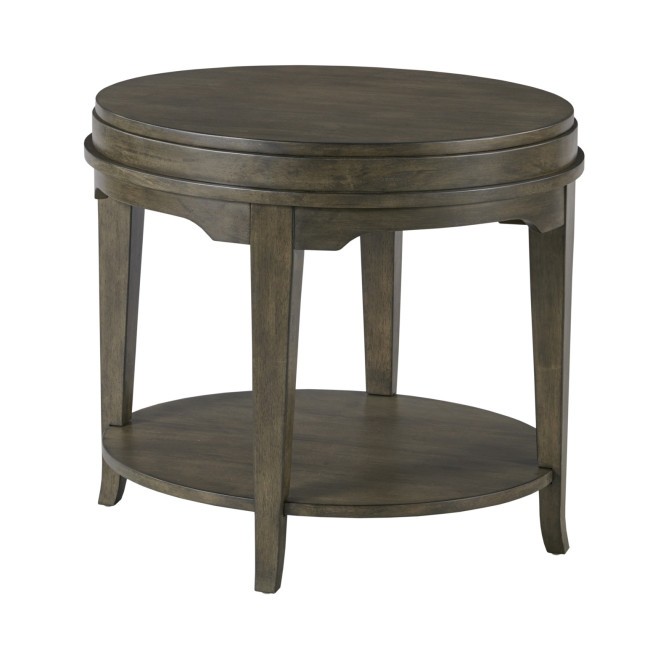 Nicolette-Hamilton Charcoal Oval End Table