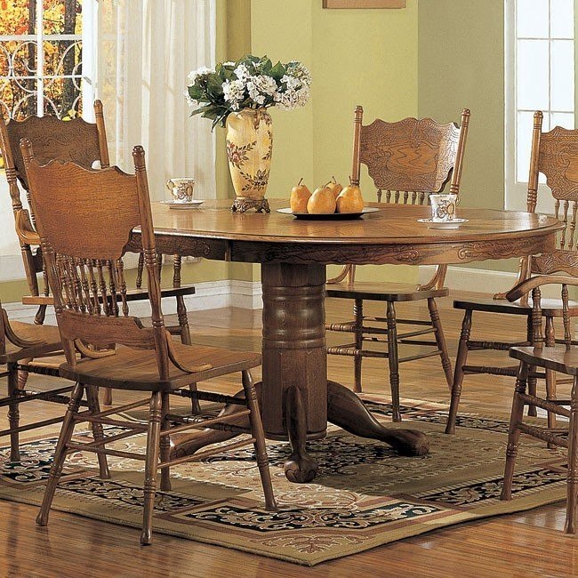 Oblong dining table with leaf cheap