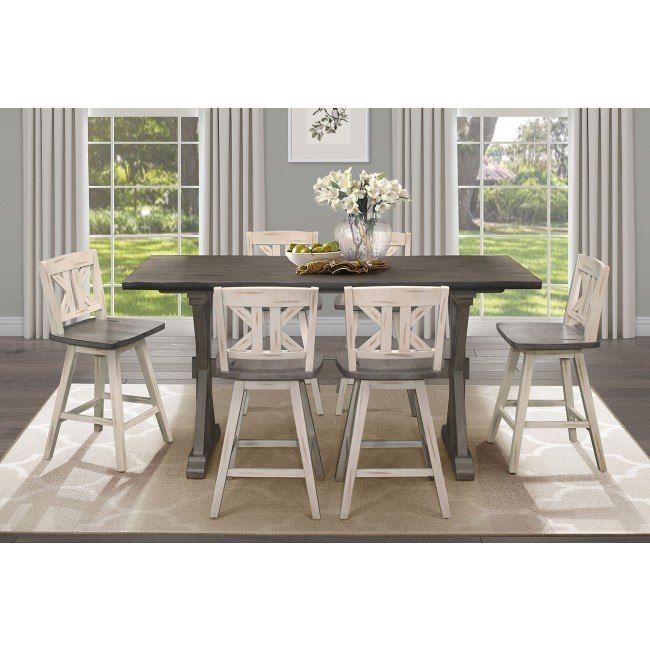 Homelegance amsonia swivel counter height chair best sale