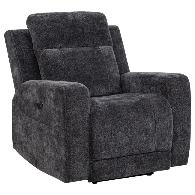 Kennett Dark Grey Power Recliner