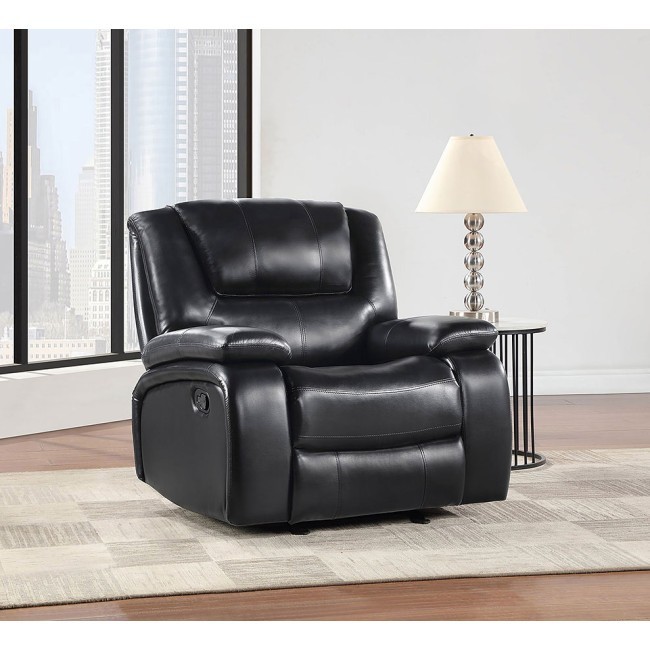 Camila Glider Recliner (Black)