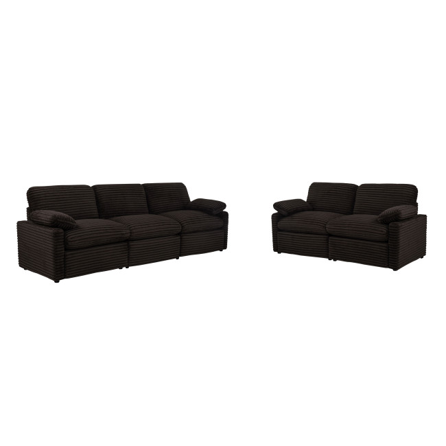 Collins Chocolate Brown Power Reclining Living Room Set