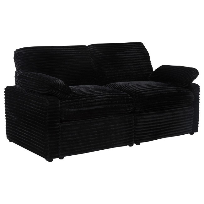 Collins Black Power Reclining Loveseat