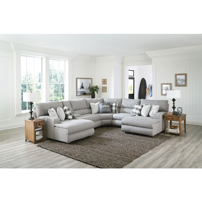 Farmhouse reclining sectional store