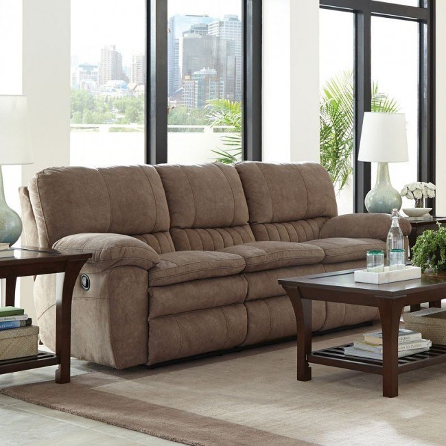 Reyes Power Lay Flat Reclining Sofa Portabella Catnapper Furniture Cart
