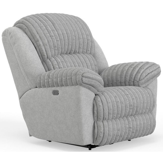 Shaggy Power Lay Flat Recliner w/ Zero Gravity (Moonstruck)