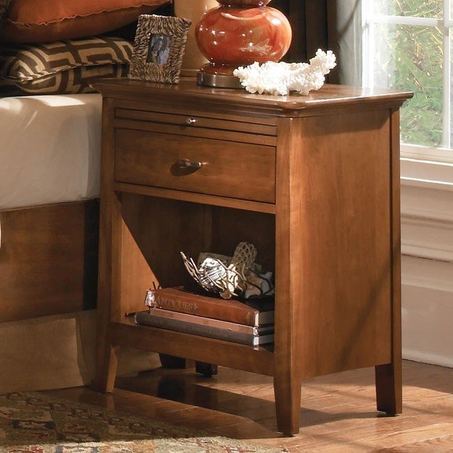 Cherry nightstand online under $100