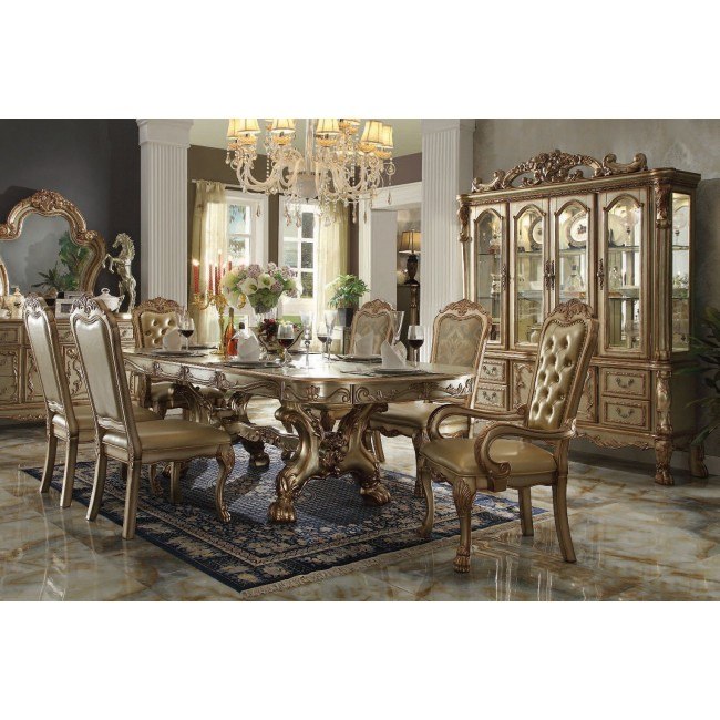 Dresden Dining Room Set (Gold Patina)