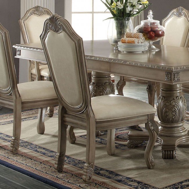 Chateau de Ville Side Chair (Antique White) (Set of 2)