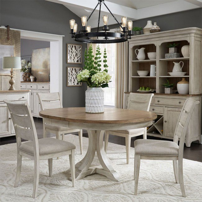 Farmhouse Reimagined Oval Dining Room Set