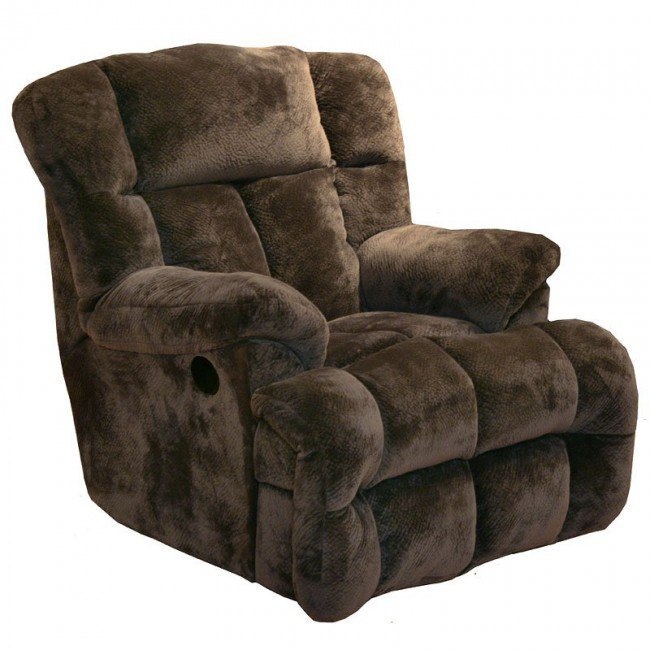 Cloud 12 Power Lay Flat Chaise Recliner (Chocolate)