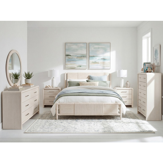 Maren Fresh Canvas Woven Panel Bedroom Set