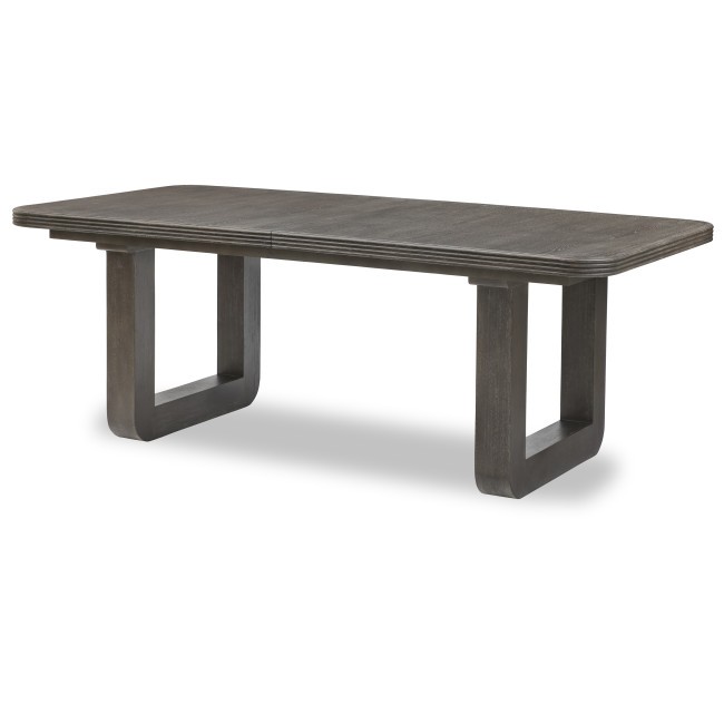 Maren Truffle Double Pedestal Dining Table